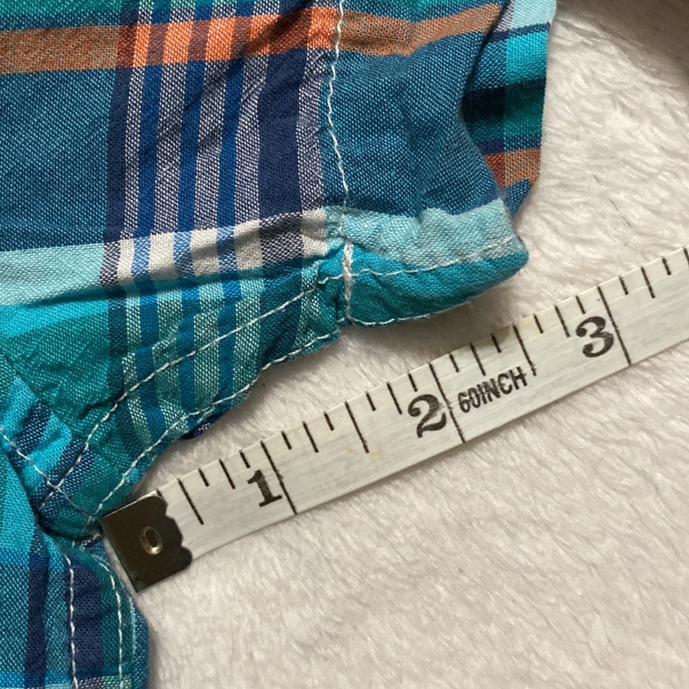 Children’s Place plaid button down shirt (S-5/6) - Picture 8 of 9
